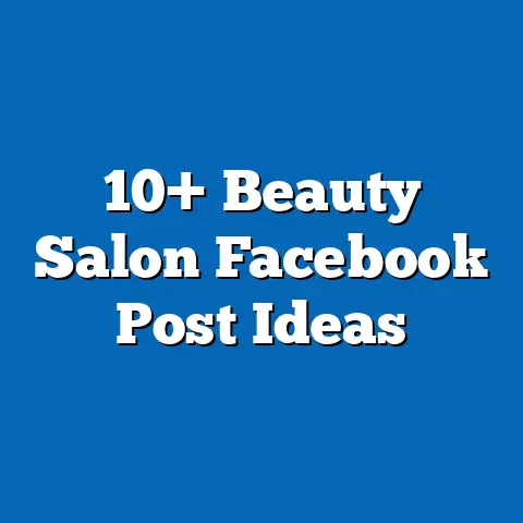 10+ Beauty Salon Facebook Post Ideas