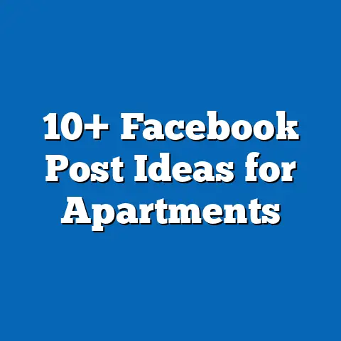 10+ Facebook Post Ideas for Apartments