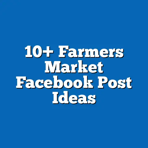 10+ Farmers Market Facebook Post Ideas