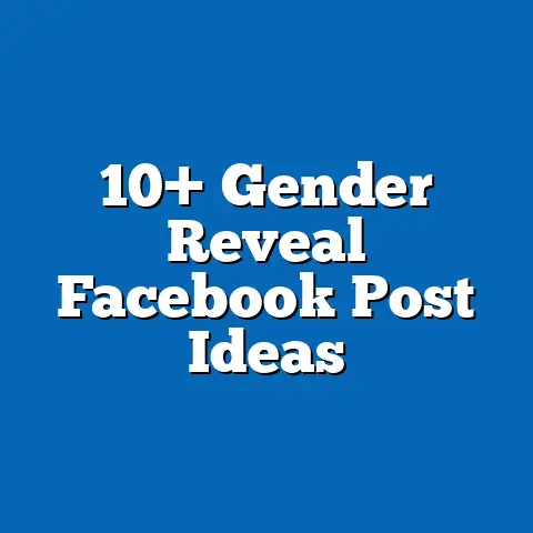 10+ Gender Reveal Facebook Post Ideas
