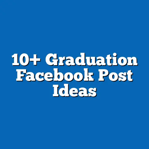10+ Graduation Facebook Post Ideas