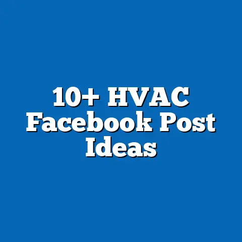 10+ HVAC Facebook Post Ideas