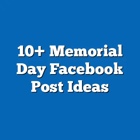 10+ Memorial Day Facebook Post Ideas