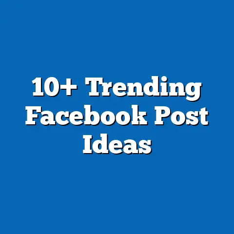 10+ Trending Facebook Post Ideas