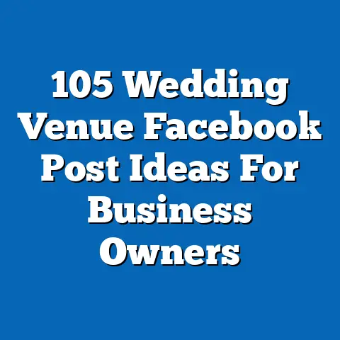 105 Wedding Venue Facebook Post Ideas For Business Owners