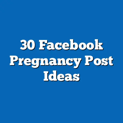 30 Facebook Pregnancy Post Ideas