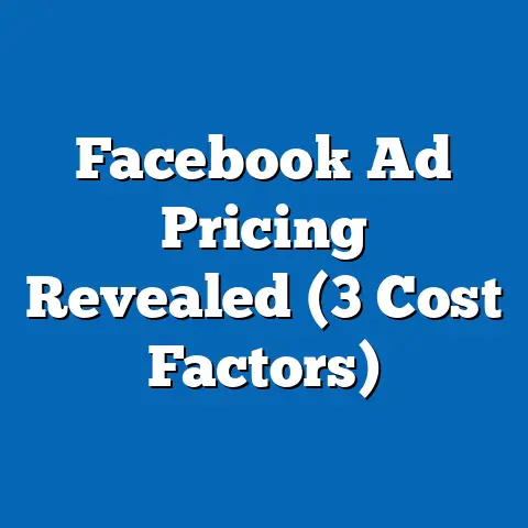Facebook Ad Pricing Revealed (3 Cost Factors)