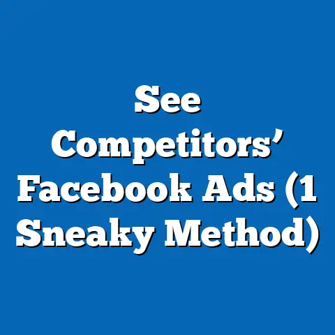 See Competitors’ Facebook Ads (1 Sneaky Method)