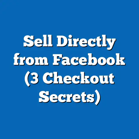 Sell Directly from Facebook (3 Checkout Secrets)