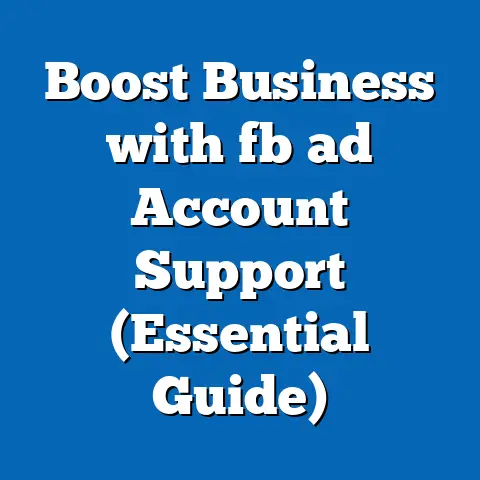 Boost Business with fb ad Account Support (Essential Guide)