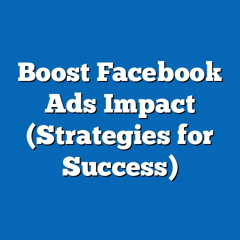 Boost Facebook Ads Impact  (Strategies for Success)