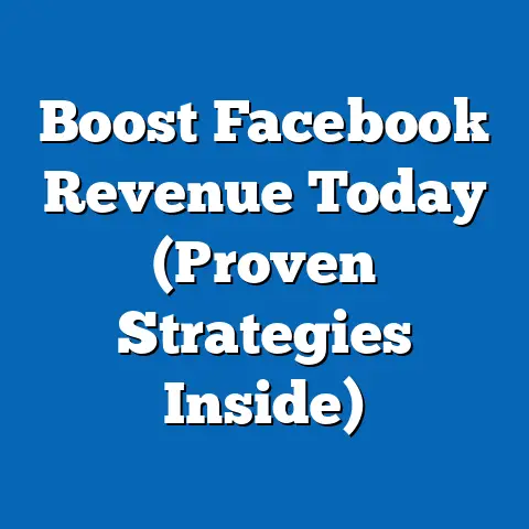 Boost Facebook Revenue Today  (Proven Strategies Inside)