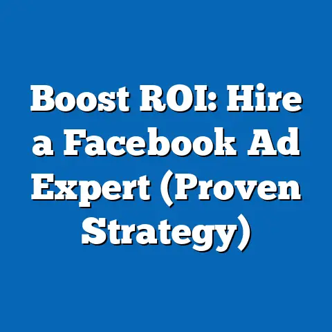 Boost ROI: Hire a Facebook Ad Expert  (Proven Strategy)