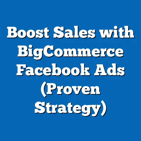 Boost Sales with BigCommerce Facebook Ads  (Proven Strategy)