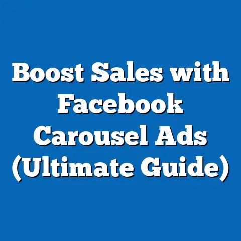 Boost Sales with Facebook Carousel Ads  (Ultimate Guide)