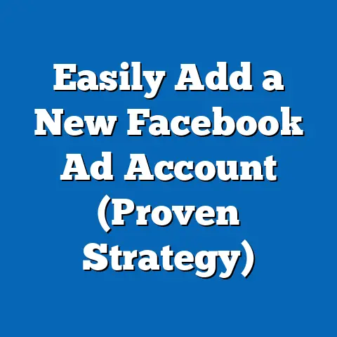 Easily Add a New Facebook Ad Account  (Proven Strategy)