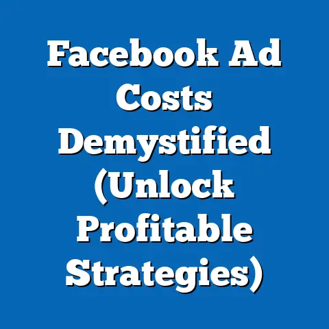 Facebook Ad Costs Demystified  (Unlock Profitable Strategies)