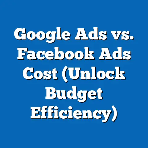 Google Ads vs. Facebook Ads Cost  (Unlock Budget Efficiency)