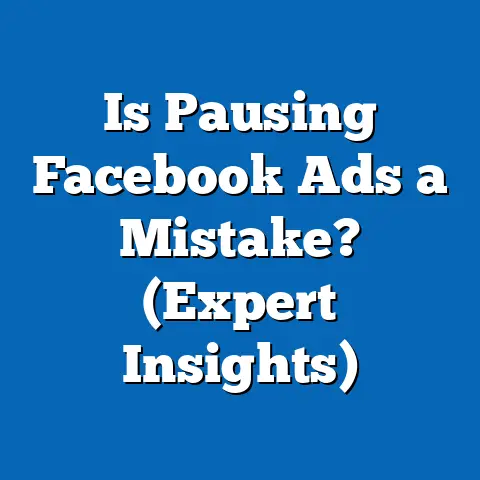 Is Pausing Facebook Ads a Mistake?  (Expert Insights)