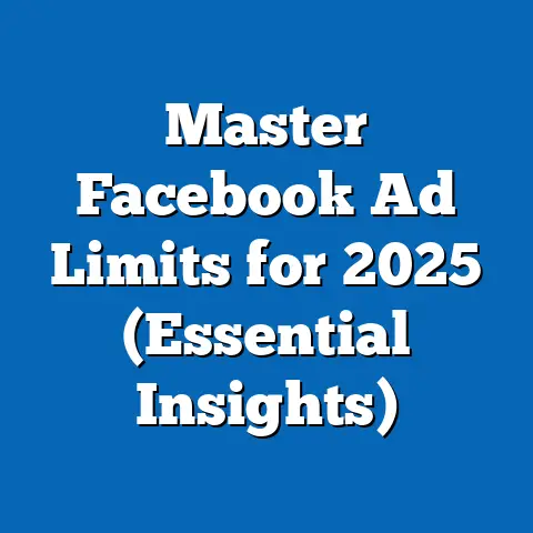 Master Facebook Ad Limits for 2025  (Essential Insights)