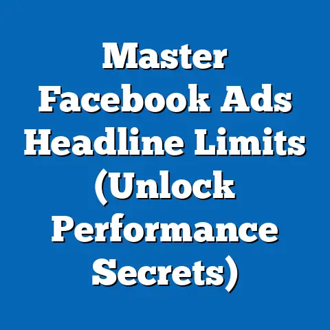 Master Facebook Ads Headline Limits  (Unlock Performance Secrets)