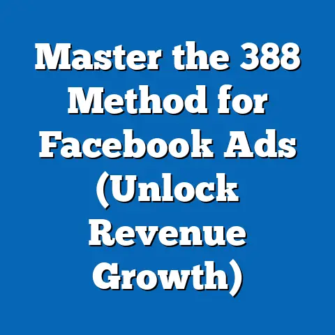 Master the 388 Method for Facebook Ads  (Unlock Revenue Growth)