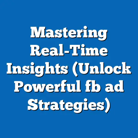 Mastering Real-Time Insights (Unlock Powerful fb ad Strategies)