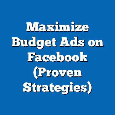 Maximize Budget Ads on Facebook  (Proven Strategies)