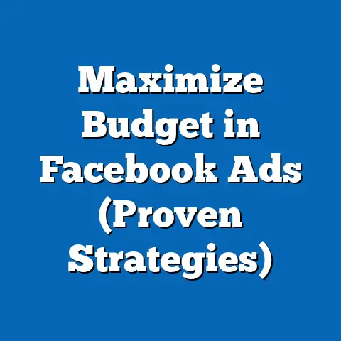 Maximize Budget in Facebook Ads  (Proven Strategies)