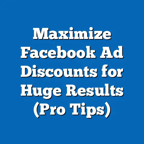 Maximize Facebook Ad Discounts for Huge Results  (Pro Tips)