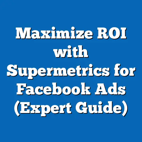 Maximize ROI with Supermetrics for Facebook Ads  (Expert Guide)
