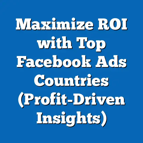Maximize ROI with Top Facebook Ads Countries  (Profit-Driven Insights)