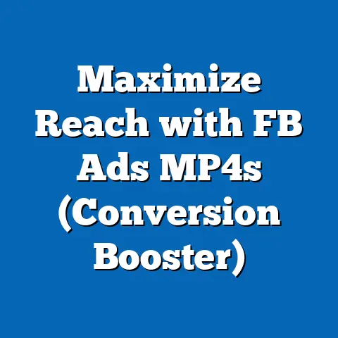 Maximize Reach with FB Ads MP4s  (Conversion Booster)