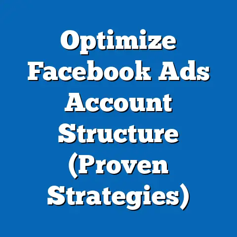 Optimize Facebook Ads Account Structure  (Proven Strategies)
