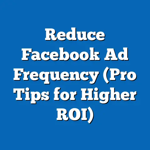 Reduce Facebook Ad Frequency  (Pro Tips for Higher ROI)