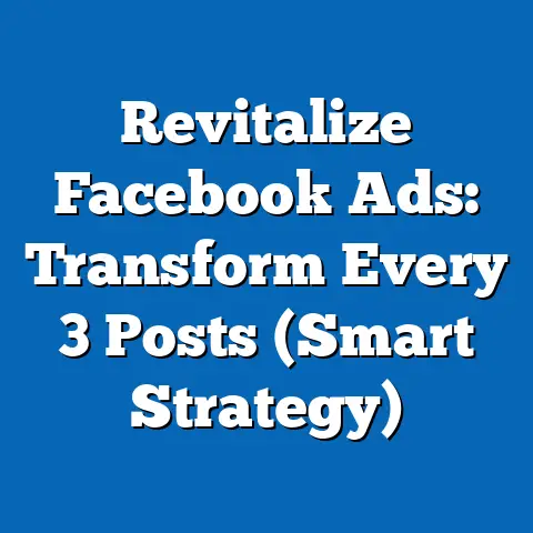 Revitalize Facebook Ads: Transform Every 3 Posts  (Smart Strategy)