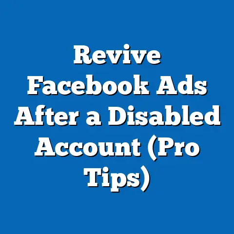 Revive Facebook Ads After a Disabled Account  (Pro Tips)