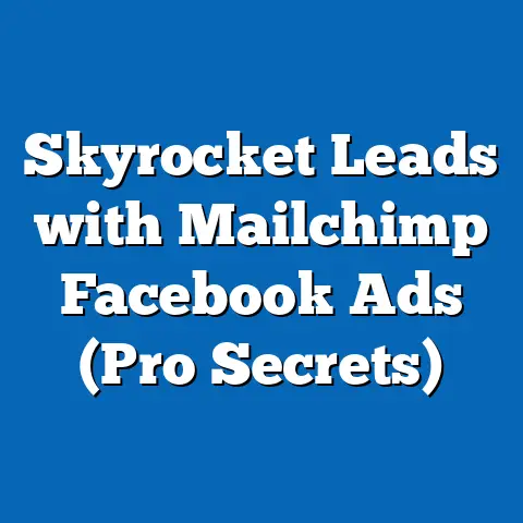 Skyrocket Leads with Mailchimp Facebook Ads  (Pro Secrets)