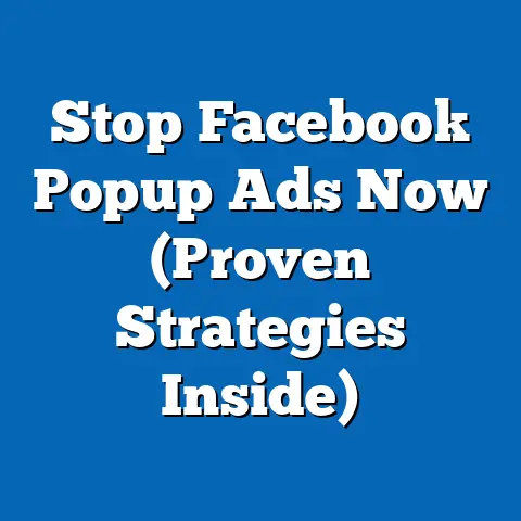 Stop Facebook Popup Ads Now  (Proven Strategies Inside)
