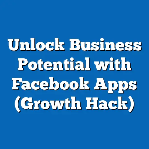 Unlock Business Potential with Facebook Apps  (Growth Hack)