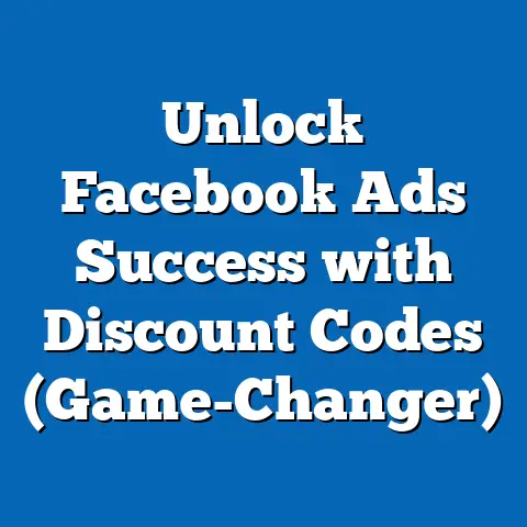 Unlock Facebook Ads Success with Discount Codes  (Game-Changer)