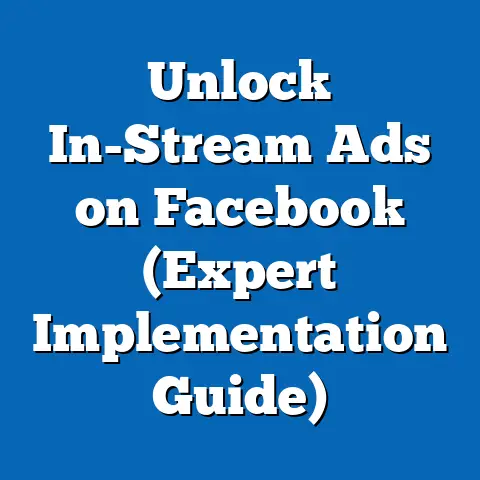 Unlock In-Stream Ads on Facebook  (Expert Implementation Guide)