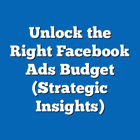 Unlock the Right Facebook Ads Budget  (Strategic Insights)