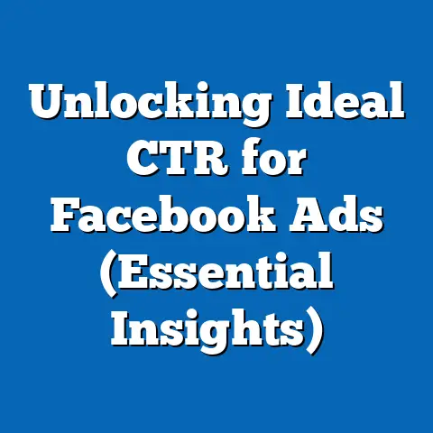 Unlocking Ideal CTR for Facebook Ads  (Essential Insights)