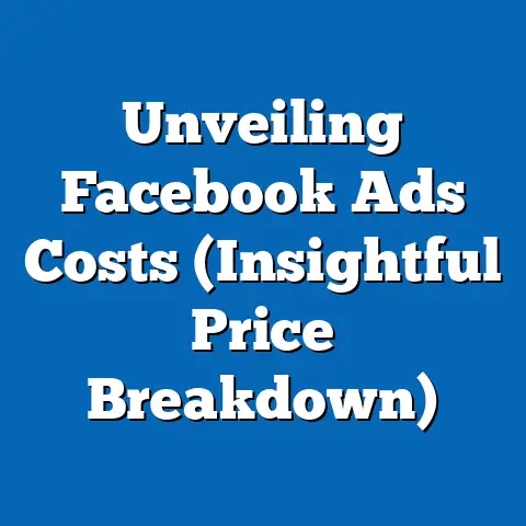 Unveiling Facebook Ads Costs  (Insightful Price Breakdown)