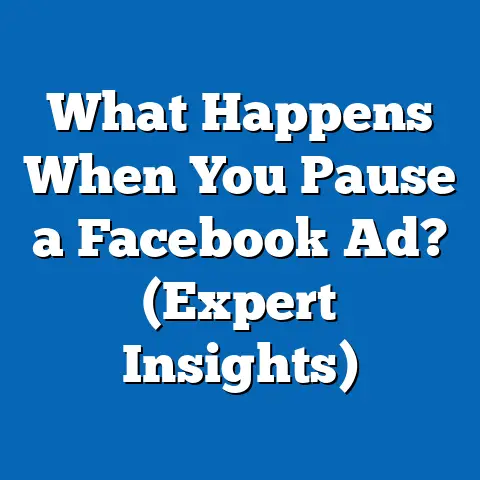 What Happens When You Pause a Facebook Ad?  (Expert Insights)