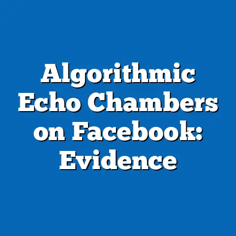 Algorithmic Echo Chambers on Facebook: Evidence