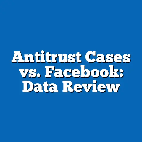 Antitrust Cases vs. Facebook: Data Review