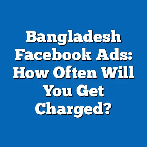 Bangladesh Facebook Ads: How Often Will You Get Charged?