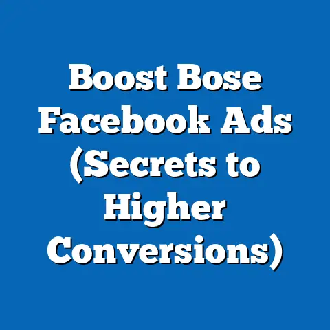 Boost Bose Facebook Ads  (Secrets to Higher Conversions)